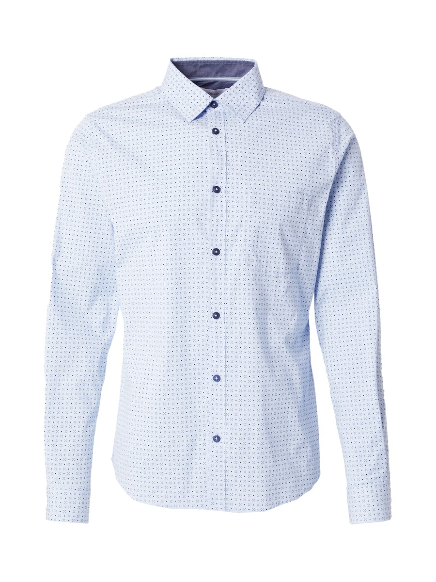 Рубашка Slim Fit на пуговицах s.Oliver, Night blue/Opal/Light blue
Рубашка Slim Fit на пуговицах s.Oliver, Night blue/Opal/Light blue