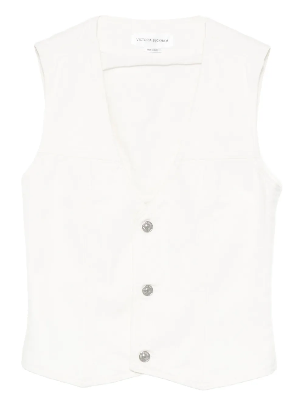 Жилет на пуговицах VICTORIA BECKHAM, белый
Жилет на пуговицах VICTORIA BECKHAM, белый