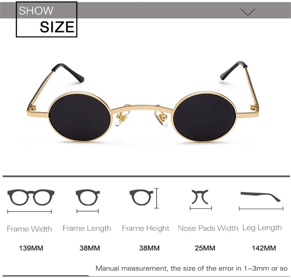 Модные женские круглые солнцезащитные очки, маленькие металлические солнцезащитные очки для женщин, мужские солнцезащитные очки для женщин LOVQZAOF, C7 Black-red
Модные женские круглые солнцезащитные очки, маленькие металлические солнцезащитные очки для женщин, мужские солнцезащитные очки для женщин LOVQZAOF, C7 Black-red