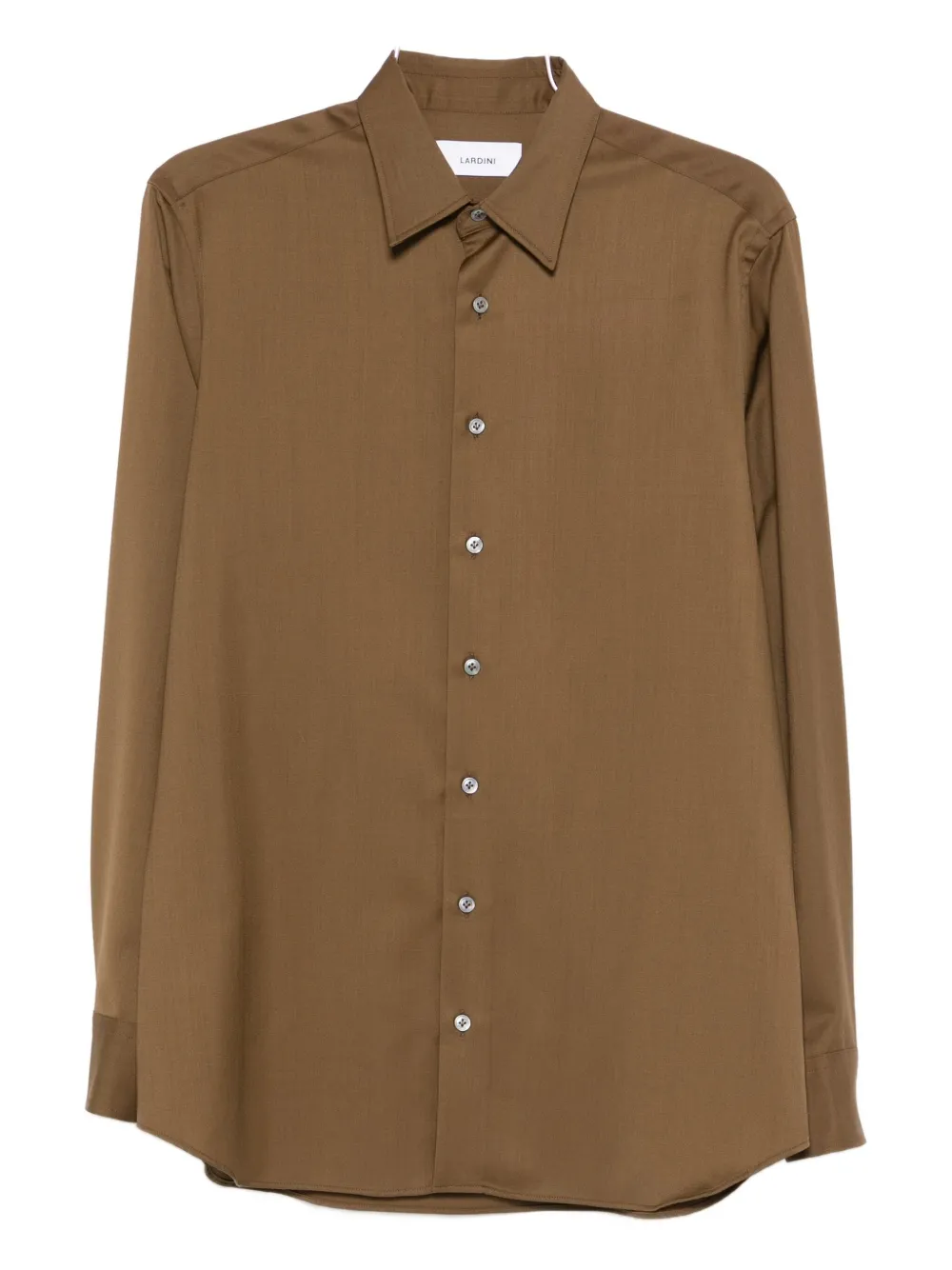 Рубашка с длинными рукавами и застежкой на пуговицы Lardini, коричневый
Рубашка с длинными рукавами и застежкой на пуговицы Lardini, коричневый