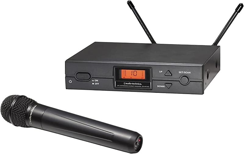 Беспроводная система Audio-Technica ATW-2120BI 2000 Series Wireless Handheld Microphone System - Band I (487.125-506.500 MHz)
Беспроводная система Audio-Technica ATW-2120BI 2000 Series Wireless Handheld Microphone System - Band I (487.125-506.500 MHz)