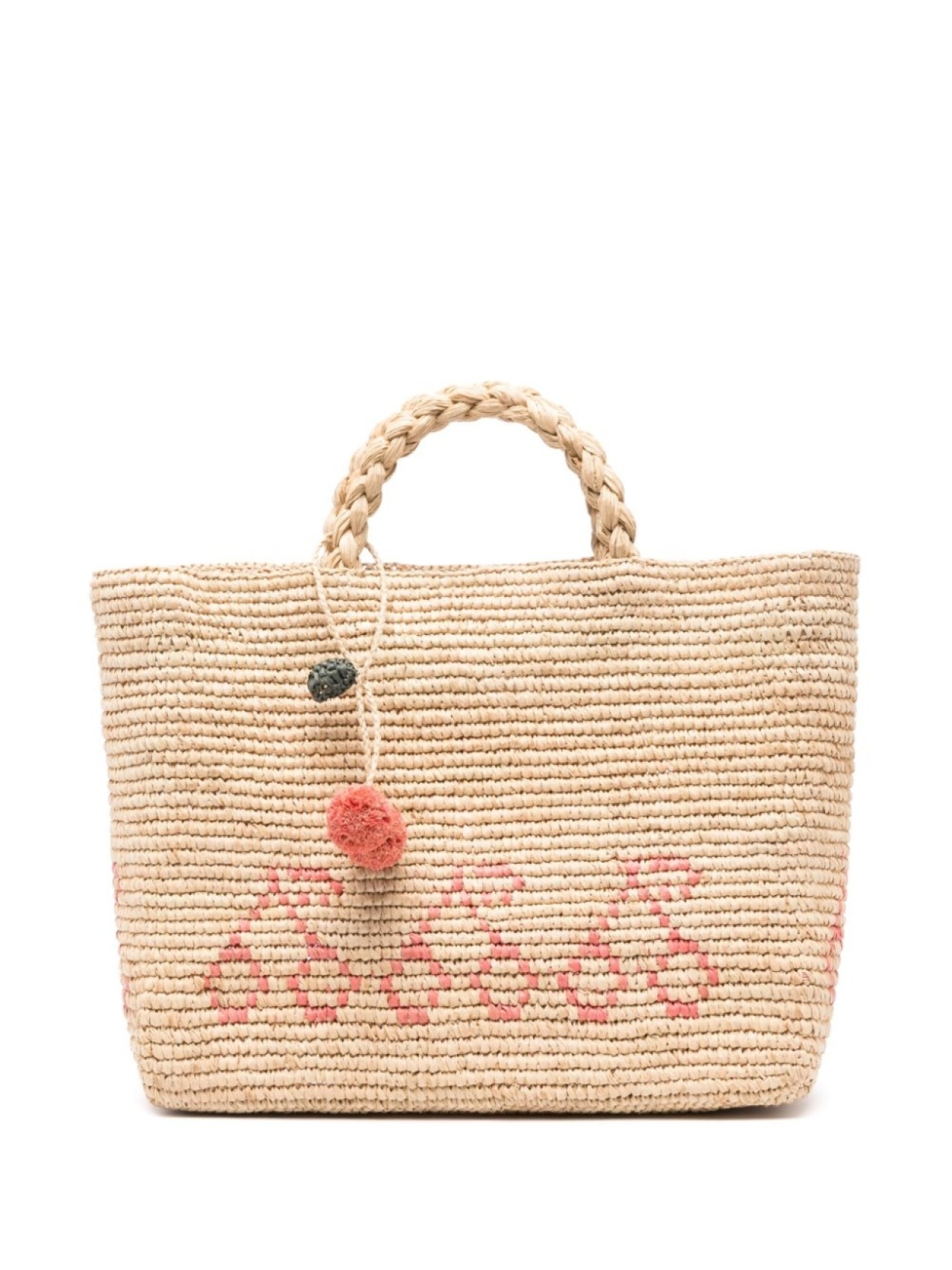 Bonpoint сумка-тоут с вышитым логотипом, нейтральный цвет 
Bonpoint сумка-тоут с вышитым логотипом, нейтральный цвет