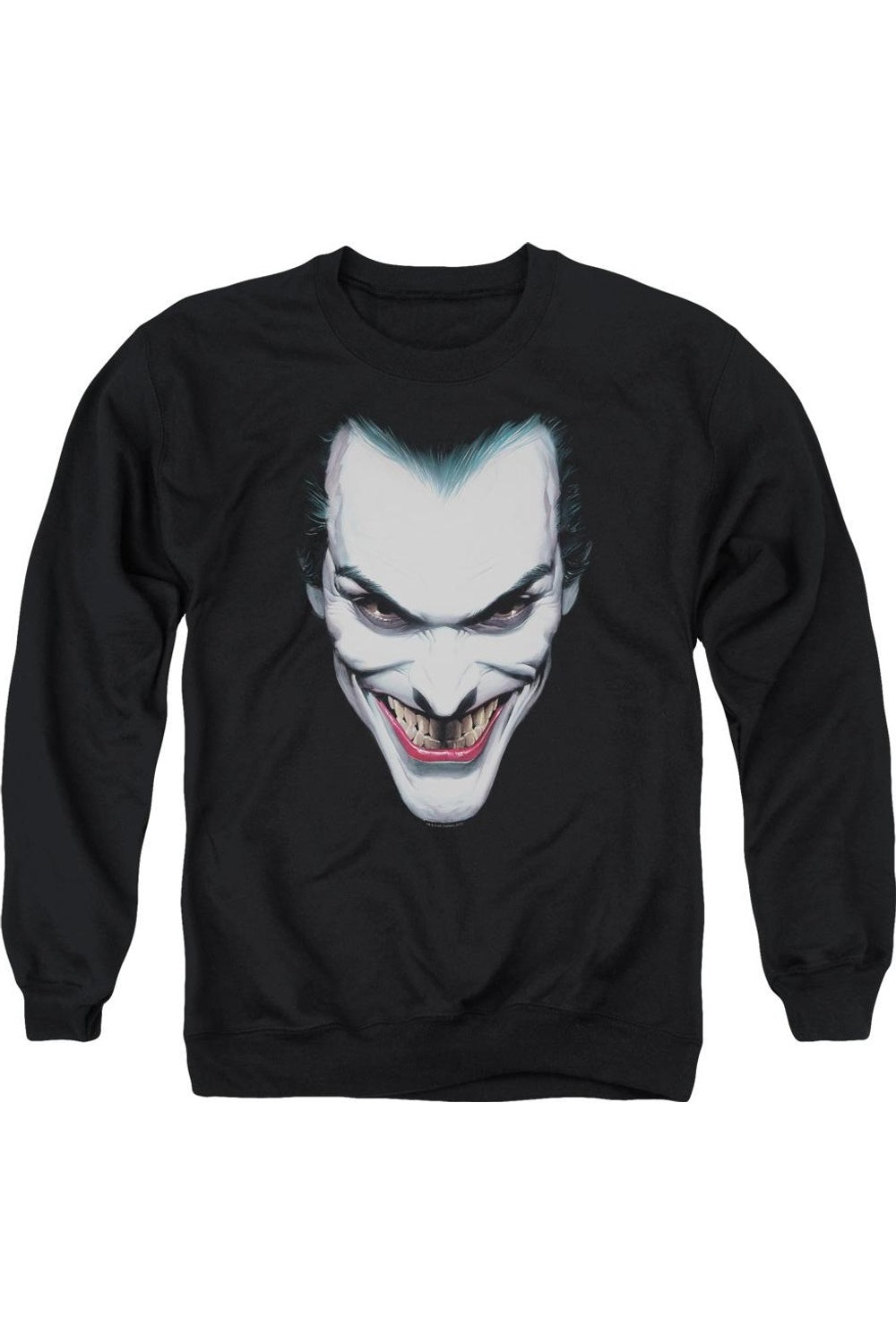 Толстовка с круглым вырезом для взрослых с изображением Бэтмена и Джокера Gildan, черный 
Толстовка с круглым вырезом для взрослых с изображением Бэтмена и Джокера Gildan, черный