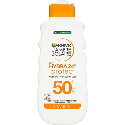 Солнцезащитное молочко Spf 50 Ambre Solaire Hydra 24h Protect Очень высокая защита молочко - 175 мл Garnier
Солнцезащитное молочко Spf 50 Ambre Solaire Hydra 24h Protect Очень высокая защита молочко - 175 мл Garnier