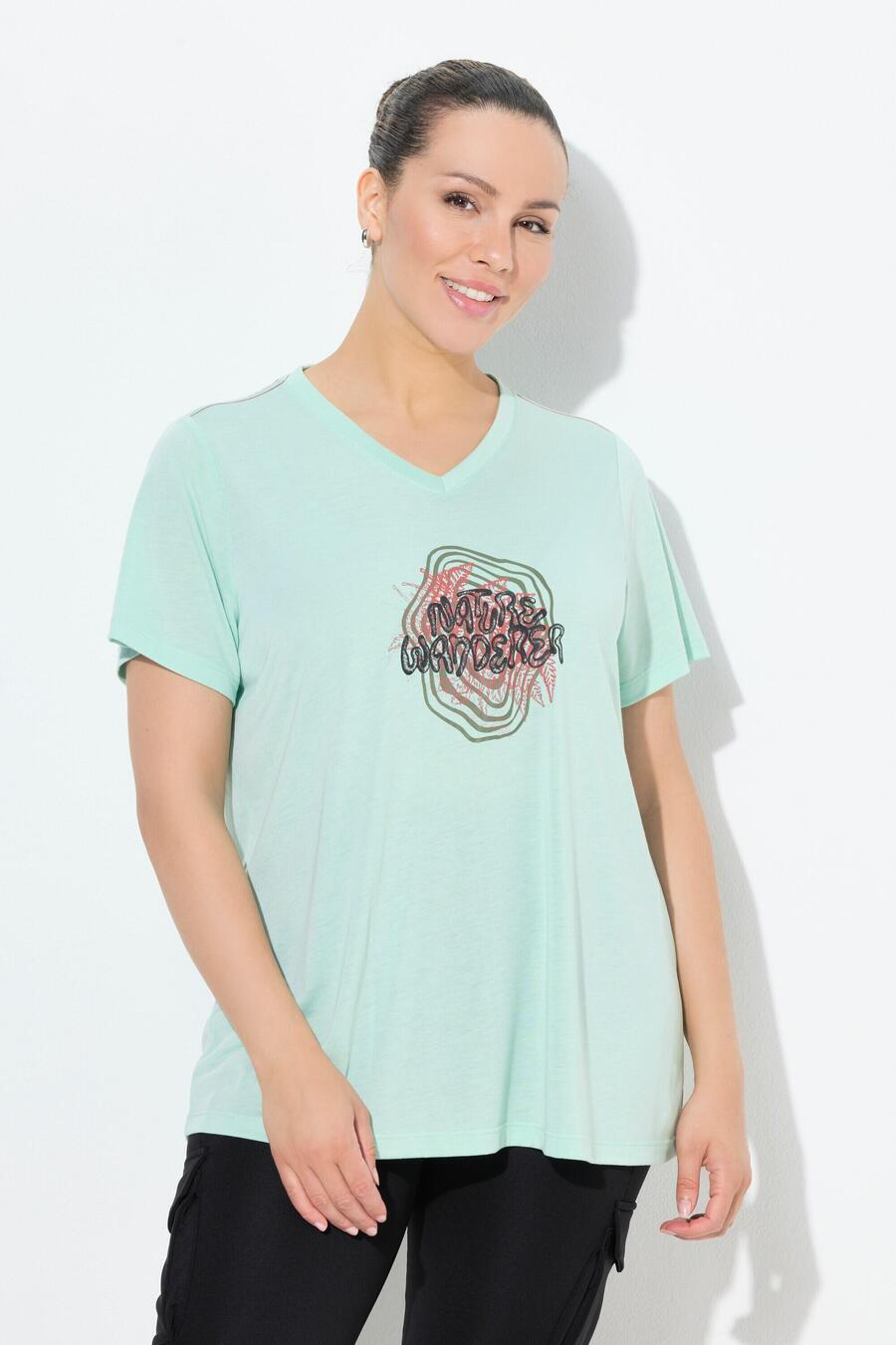 ULLA POPKEN Женская функциональная рубашка антибактериальная с V-образным вырезом и коротким рукавом
ULLA POPKEN Женская функциональная рубашка антибактериальная с V-образным вырезом и коротким рукавом