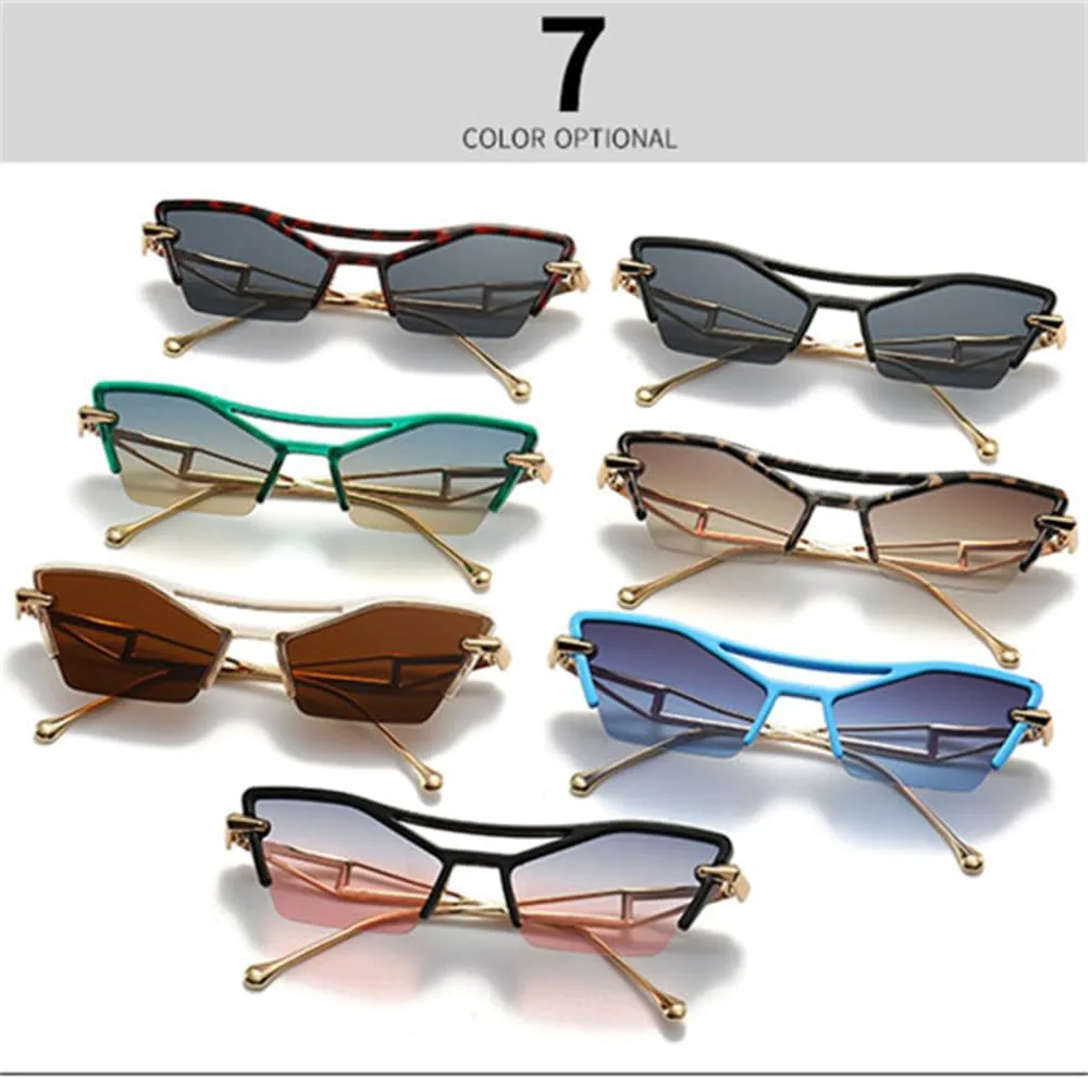 Солнцезащитные очки «кошачий глаз» в полуободковой оправе для женщин, винтажные солнцезащитные очки для мужчин, очки с защитой от УФ-излучения UV400 LANGSER, C2
Солнцезащитные очки «кошачий глаз» в полуободковой оправе для женщин, винтажные солнцезащитные очки для мужчин, очки с защитой от УФ-излучения UV400 LANGSER, C2