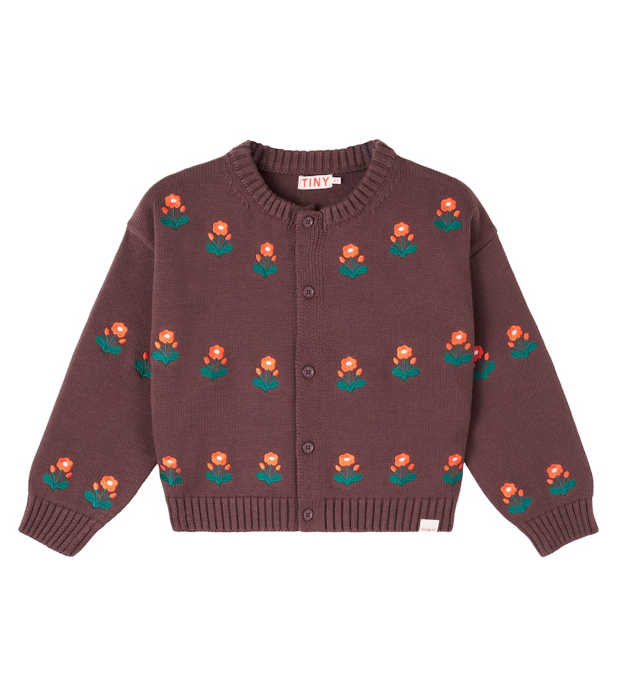 Цветочный кардиган из хлопка и шерсти Tinycottons, Flower
Цветочный кардиган из хлопка и шерсти Tinycottons, Flower