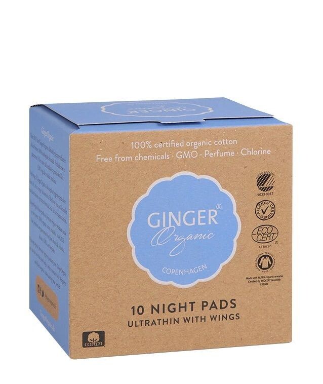 Ginger Organic гигиенические салфетки, 10 шт.
Ginger Organic гигиенические салфетки, 10 шт.