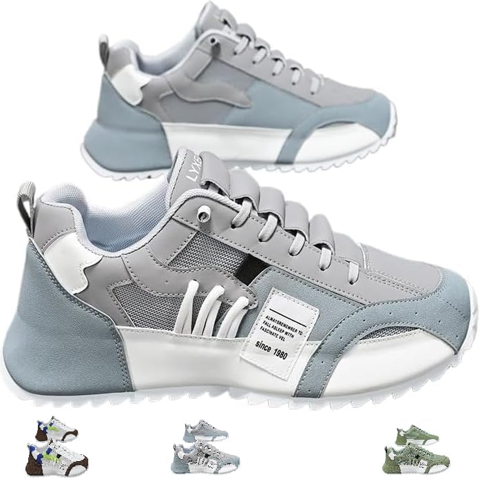 Мужские спортивные кроссовки на шнуровке, модные повседневные туфли на платформе, ретро-туфли для ходьбы с нескользящей подошвой. Подходят для всех сезонов, удобные и универсальные Huayorong, серый
Мужские спортивные кроссовки на шнуровке, модные повседневные туфли на платформе, ретро-туфли для ходьбы с нескользящей подошвой. Подходят для всех сезонов, удобные и универсальные Huayorong, серый