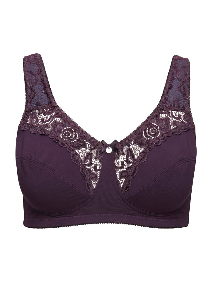 Бюстгальтер на косточках Ulla Popken Entlastungs BH, цвет aubergine
Бюстгальтер на косточках Ulla Popken Entlastungs BH, цвет aubergine