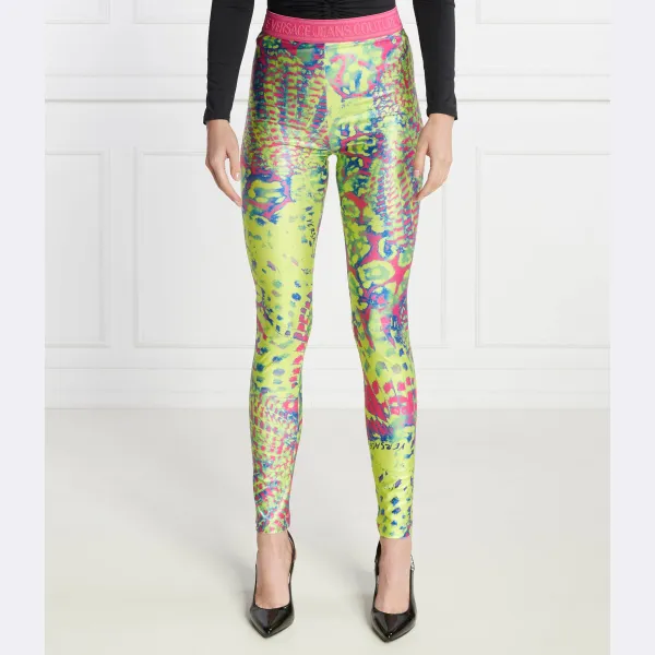 Леггинсы узкого кроя Versace, зеленый
Леггинсы узкого кроя Versace, зеленый