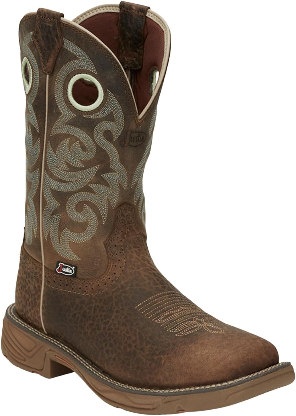 Мужские сапоги Justin Men's Rush 11 с широким квадратным носком, Mocha Brown
Мужские сапоги Justin Men's Rush 11 с широким квадратным носком, Mocha Brown