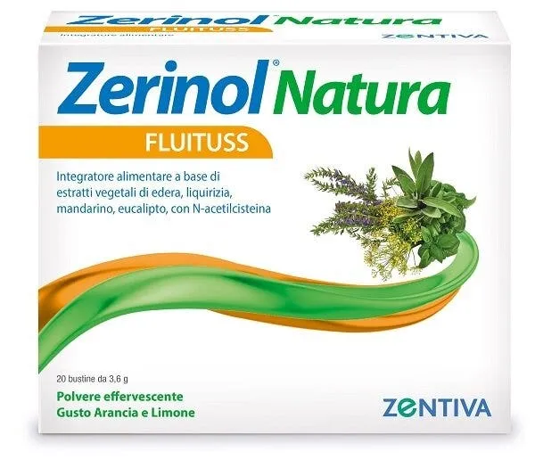 Zerinol Natura Fluituss 20 пакетиков Дыхательная функция
Zerinol Natura Fluituss 20 пакетиков Дыхательная функция