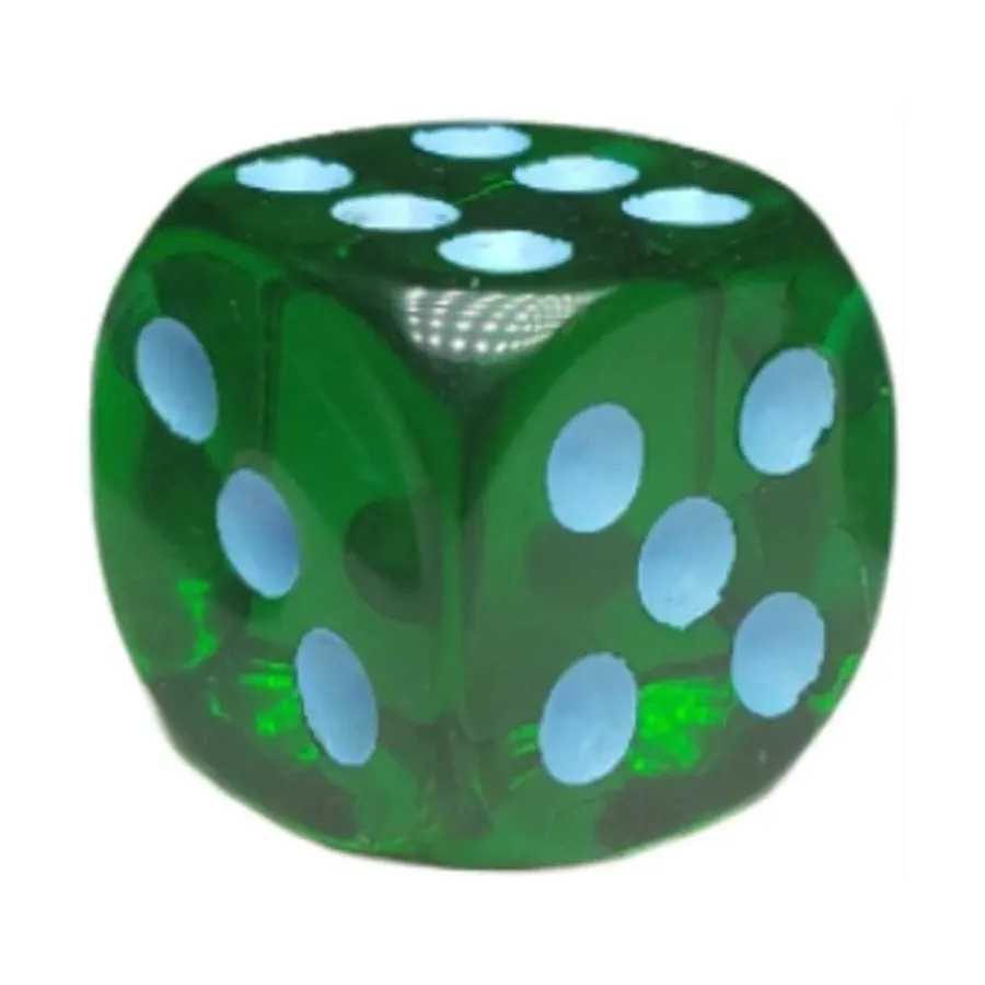d6 18 мм, полупрозрачный темно-зеленый со светло-голубым (12), Game Dice - Translucent (Role 4 Initiative)
d6 18 мм, полупрозрачный темно-зеленый со светло-голубым (12), Game Dice - Translucent (Role 4 Initiative)