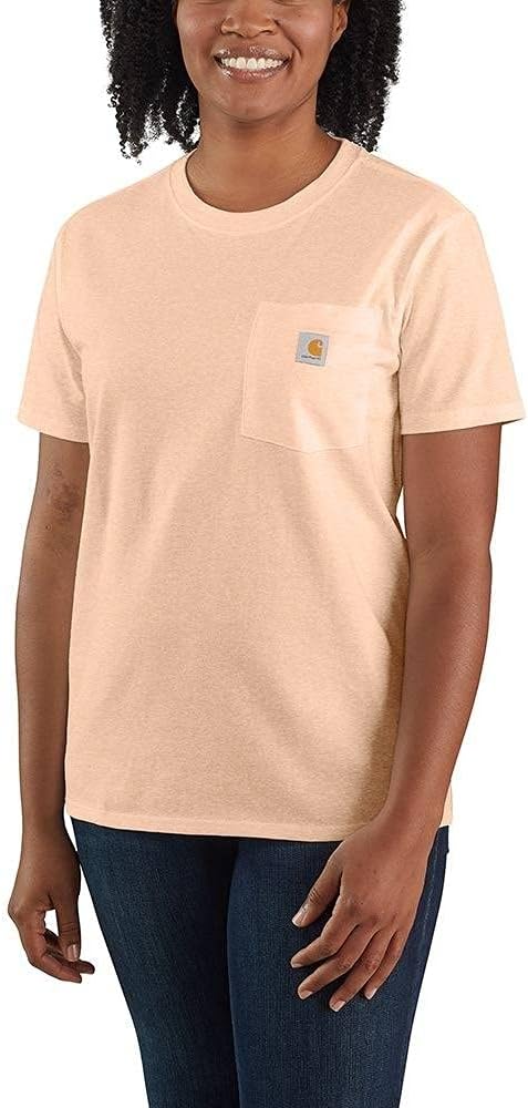 Carhartt женская футболка с карманом, свободный крой, плотная ткань, короткий рукав, Cantaloupe Heather
Carhartt женская футболка с карманом, свободный крой, плотная ткань, короткий рукав, Cantaloupe Heather