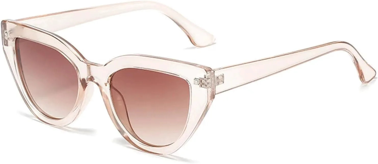 Солнцезащитные очки «кошачий глаз» для женщин с заклепками, мужские солнцезащитные очки синего цвета с защитой от УФ-излучения UV400 DSVIGF, Champagne Tea
Солнцезащитные очки «кошачий глаз» для женщин с заклепками, мужские солнцезащитные очки синего цвета с защитой от УФ-излучения UV400 DSVIGF, Champagne Tea