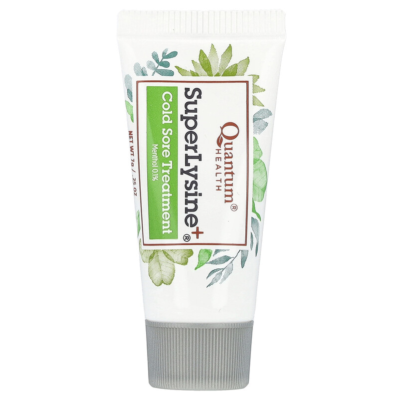 Quantum Health, Super Lysine+, средство при герпесе, 0,25 унции (7 г)
Quantum Health, Super Lysine+, средство при герпесе, 0,25 унции (7 г)