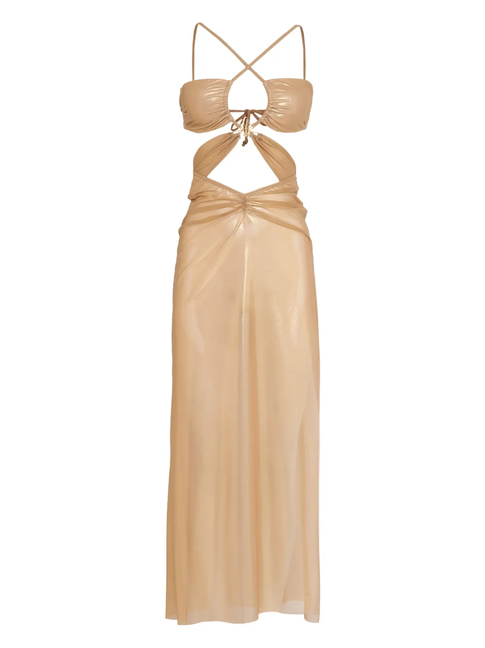 Платье миди с вырезом Amir Slama, золотой
Платье миди с вырезом Amir Slama, золотой