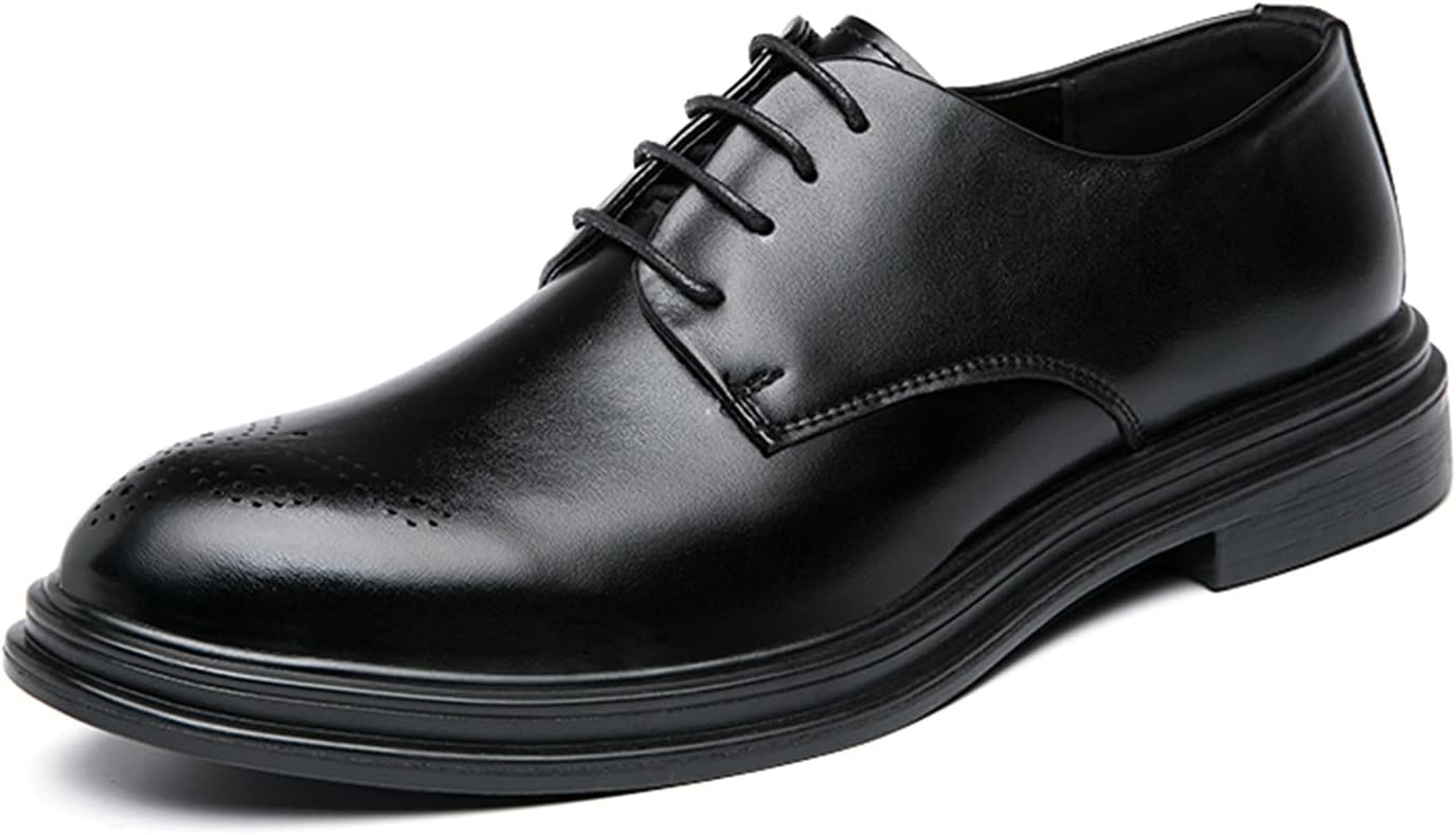 Мужские классические туфли на шнуровке с тиснением, черный полированный носок, веганская кожа, низкий верх, противоскользящая резиновая подошва, устойчивый каблук, подходят для различных случаев. (Цвет: коричневый, Размер: 9) Gommer
Мужские классические туфли на шнуровке с тиснением, черный полированный носок, веганская кожа, низкий верх, противоскользящая резиновая подошва, устойчивый каблук, подходят для различных случаев. (Цвет: коричневый, Размер: 9) Gommer