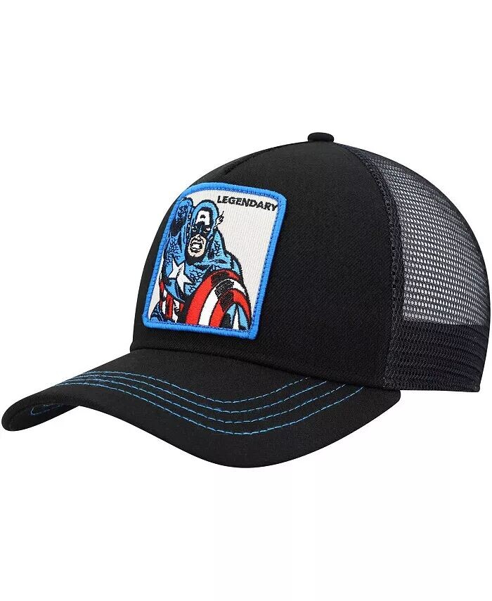 Мужская черная шляпа Snapback с А-образной рамкой в стиле ретро «Капитан Америка» Lids
Мужская черная шляпа Snapback с А-образной рамкой в стиле ретро «Капитан Америка» Lids