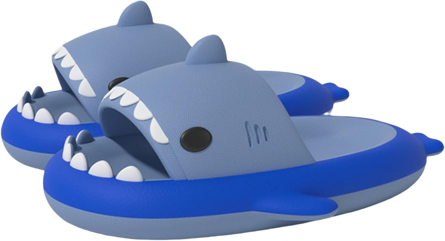 Оригинальные шлепанцы с акулой, новые милые шлепанцы с радужной акулой для взрослых, шлепанцы с акулой с звездным градиентом, унисекс Generic, голубой
Оригинальные шлепанцы с акулой, новые милые шлепанцы с радужной акулой для взрослых, шлепанцы с акулой с звездным градиентом, унисекс Generic, голубой