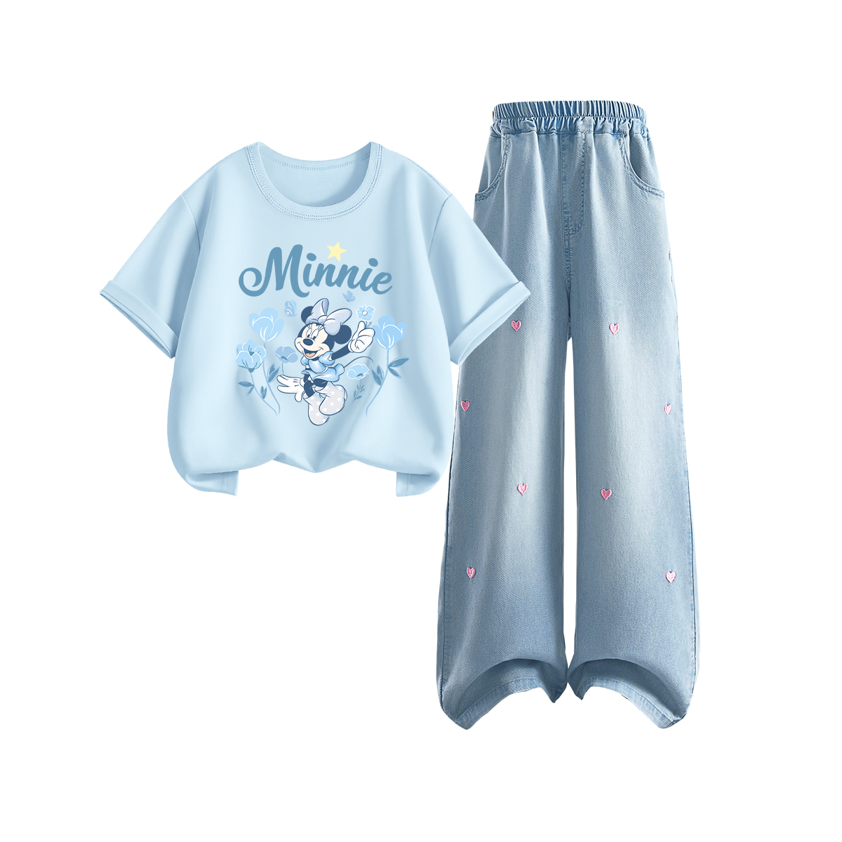 Детская повседневная спортивная одежда Disney, светло-голубой
Детская повседневная спортивная одежда Disney, светло-голубой