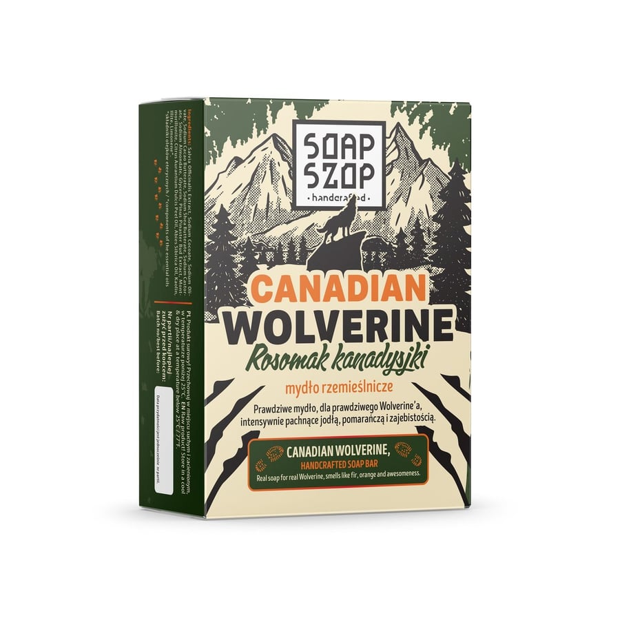 Мыло Szop, канадское мыло Rosomak, 90 г Soap Szop
Мыло Szop, канадское мыло Rosomak, 90 г Soap Szop