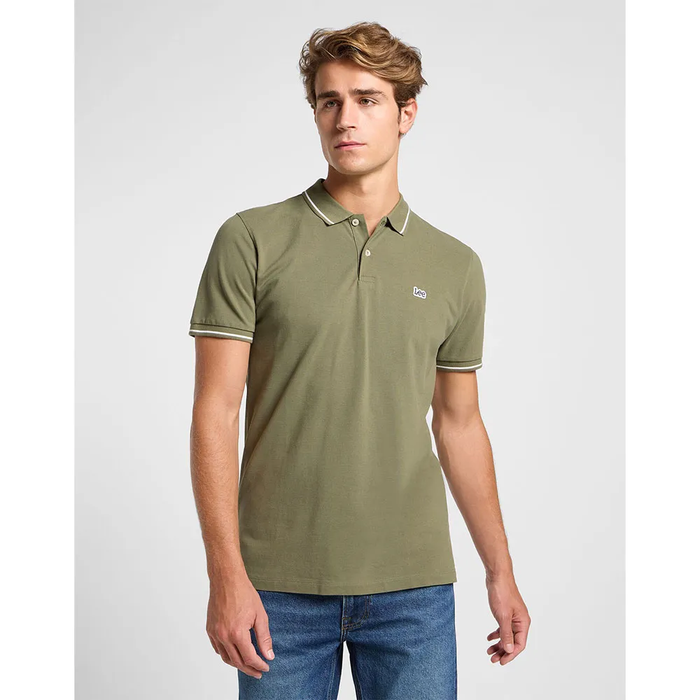 Поло с коротким рукавом Lee Pique, зеленый
Поло с коротким рукавом Lee Pique, зеленый