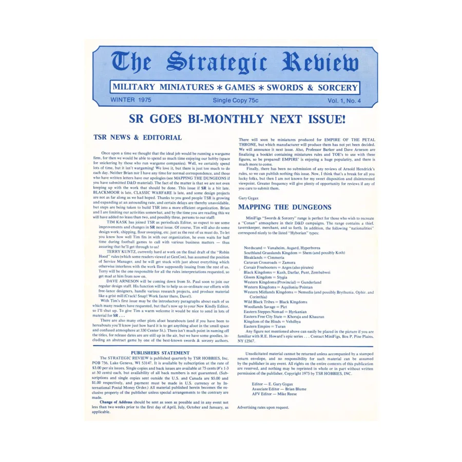 Журнал #4 "Panzer Warfare, Castle & Crusade, Illusionists", Dragon Magazine - Strategic Review (Precursor to Dragon Magazine)
Журнал #4 "Panzer Warfare, Castle & Crusade, Illusionists", Dragon Magazine - Strategic Review (Precursor to Dragon Magazine)