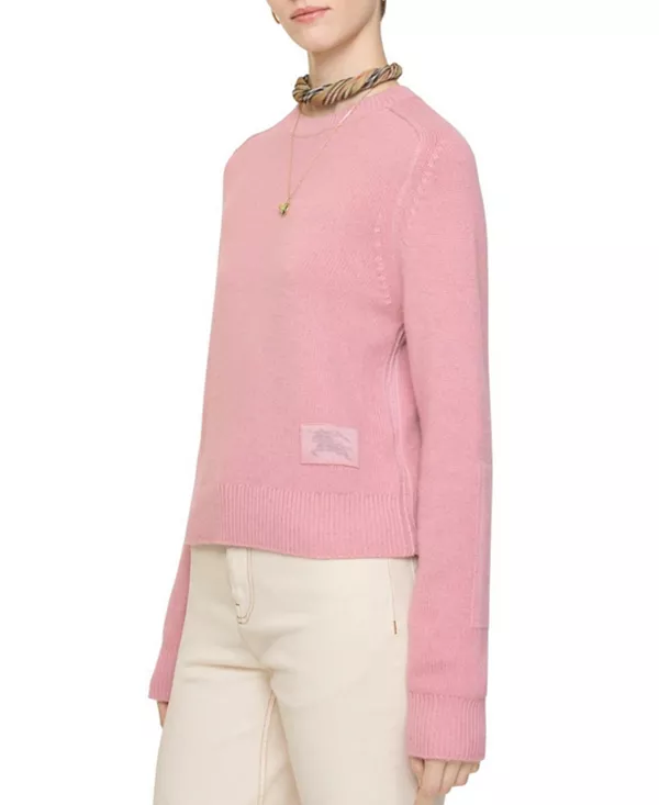 Кашемировый свитер Burberry, розовый
Кашемировый свитер Burberry, розовый