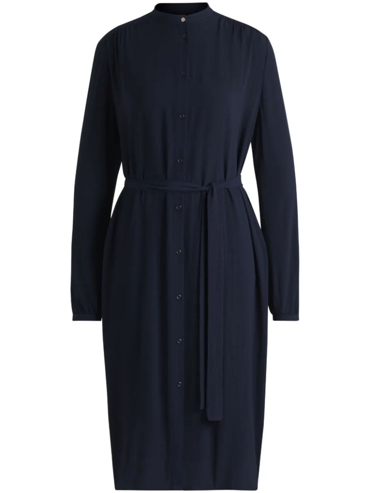 BOSS платье миди с поясом, синий
BOSS платье миди с поясом, синий