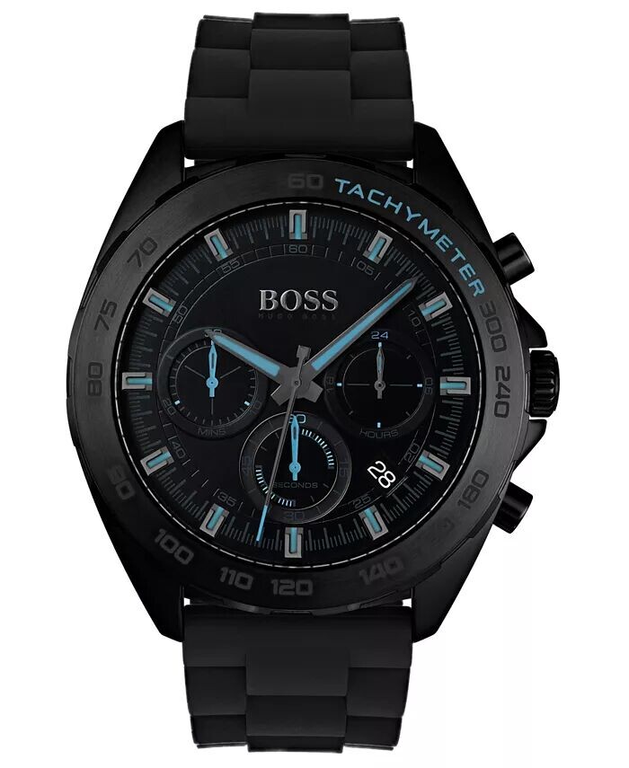 Мужские часы с хронографом Intensity, черный каучуковый ремешок, 44 мм Hugo Boss
Мужские часы с хронографом Intensity, черный каучуковый ремешок, 44 мм Hugo Boss