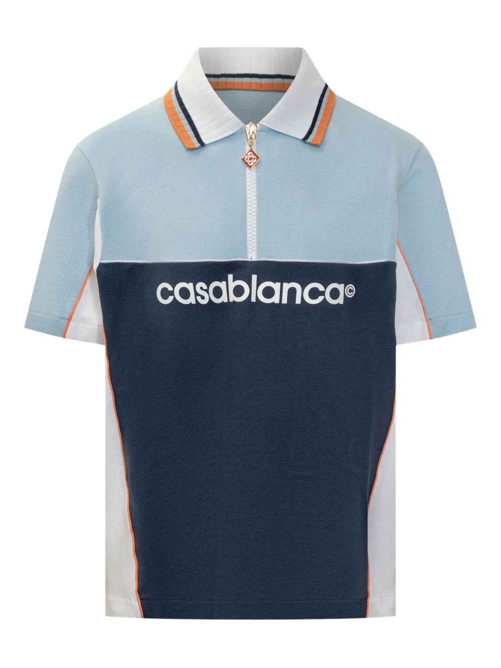 Рубашка-поло с цветными блоками и застежкой-молнией на воротнике CASABLANCA, синий
Рубашка-поло с цветными блоками и застежкой-молнией на воротнике CASABLANCA, синий