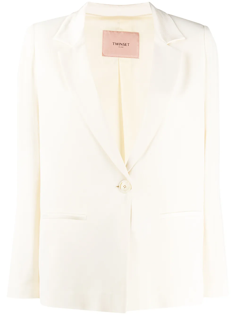 Блейзер с V-образным вырезом и укороченными рукавами TWINSET, нейтральный
Блейзер с V-образным вырезом и укороченными рукавами TWINSET, нейтральный