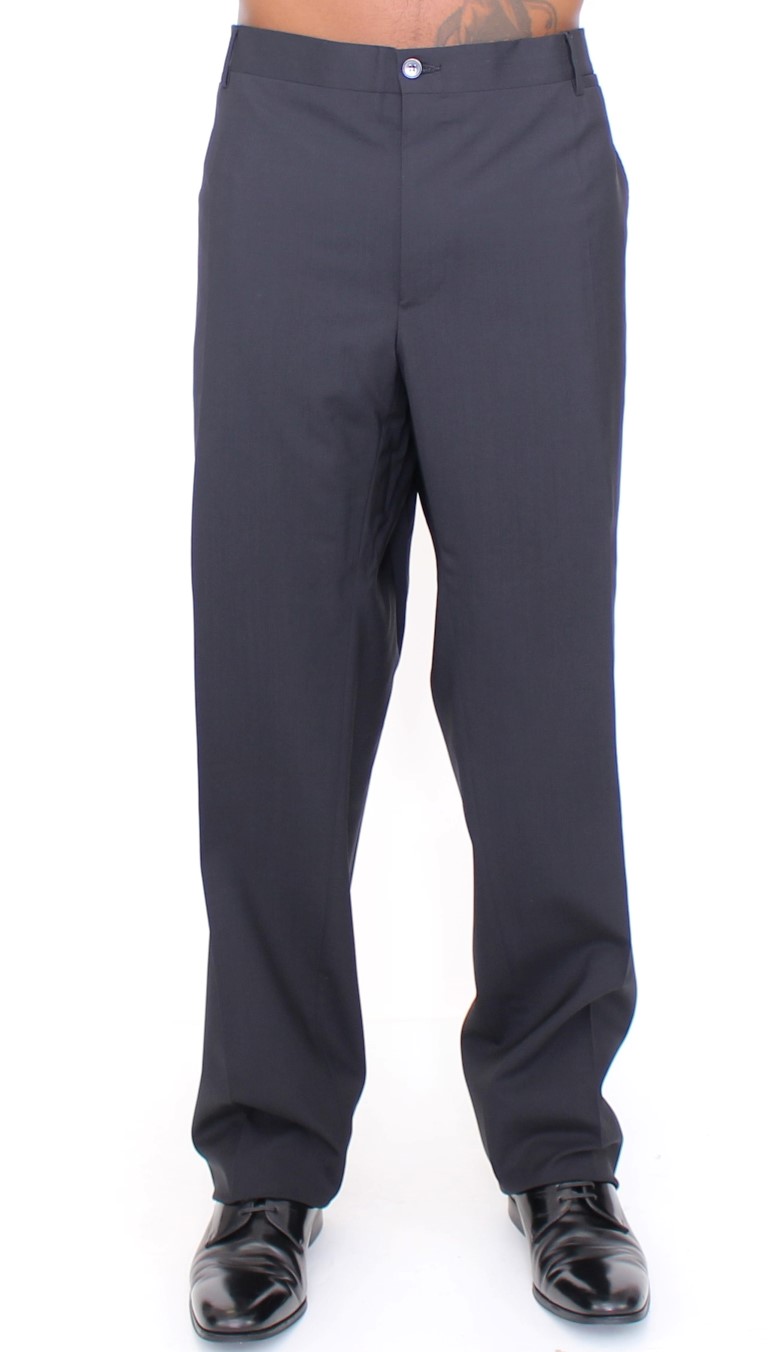 Элегантные плиссированные черные шерстяные брюки Dolce & Gabbana, черный
Элегантные плиссированные черные шерстяные брюки Dolce & Gabbana, черный