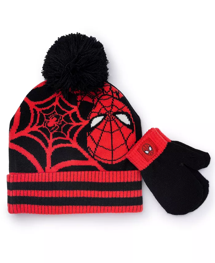 Детский набор для мальчика: шапочка и варежки 2 предмета Spider-Man, красный
Детский набор для мальчика: шапочка и варежки 2 предмета Spider-Man, красный