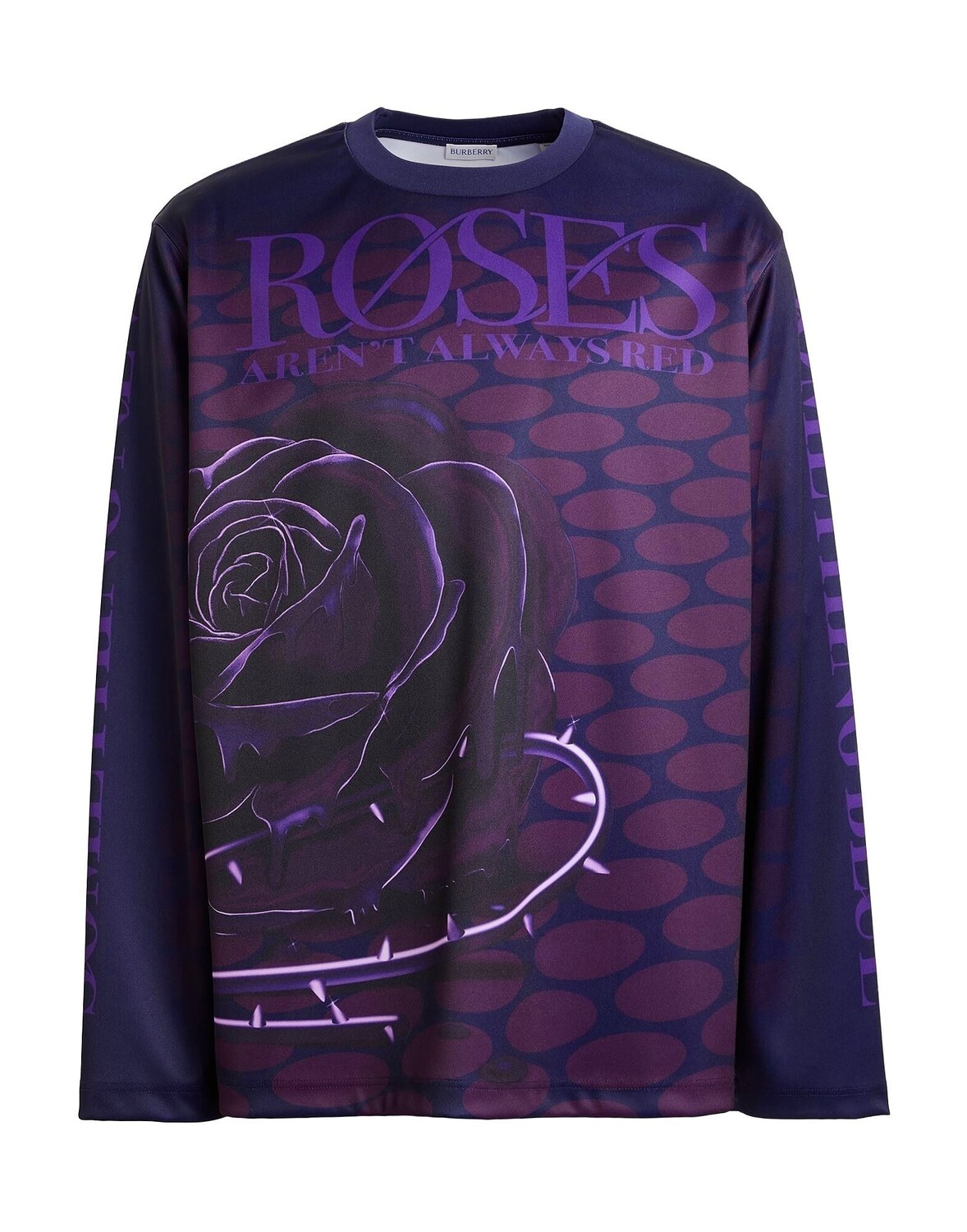 Футболка Burberry, фиолетовый 
Футболка Burberry, фиолетовый