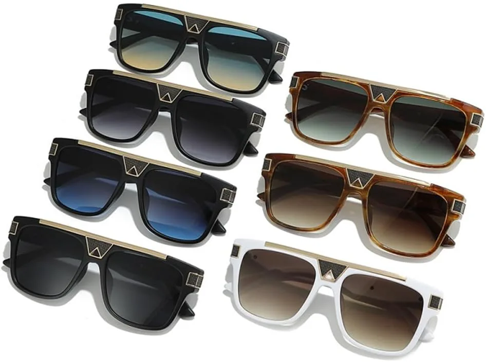 Солнцезащитные очки для мужчин и женщин с градиентными линзами из поликарбоната, металлическая оправа, винтажный дизайн, защита от УФ-излучения UV400 MTZJH, C2
Солнцезащитные очки для мужчин и женщин с градиентными линзами из поликарбоната, металлическая оправа, винтажный дизайн, защита от УФ-излучения UV400 MTZJH, C2