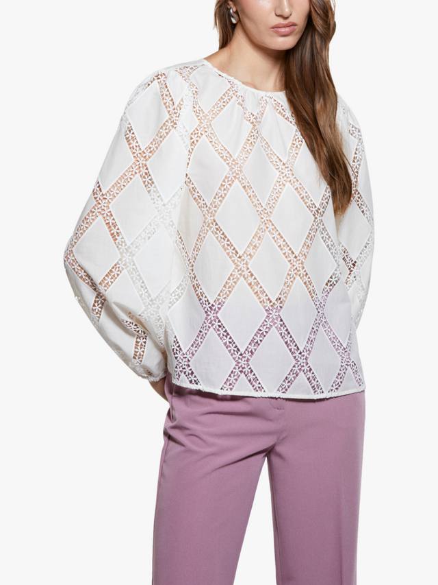 Топ с бриллиантовыми кружевами SISLEY, Cream
Топ с бриллиантовыми кружевами SISLEY, Cream