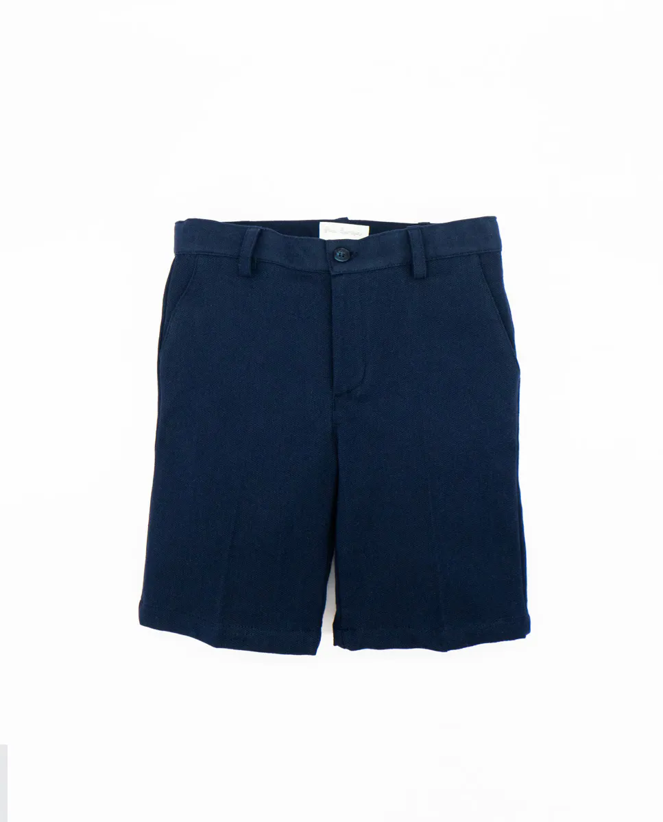 Хлопковые шорты-бермуды для мальчиков с петлями для ремня Fina Ejerique, тёмно-синий
Хлопковые шорты-бермуды для мальчиков с петлями для ремня Fina Ejerique, тёмно-синий