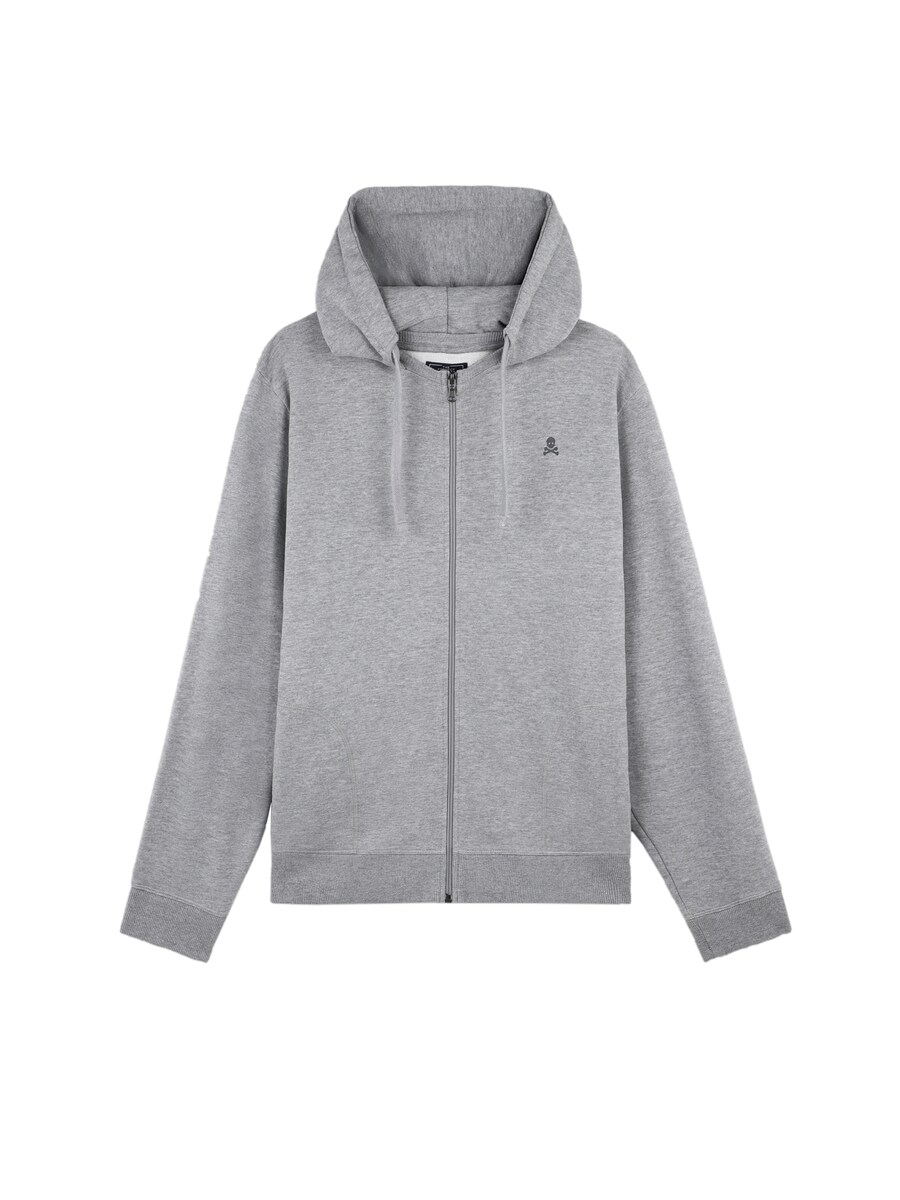 Толстовка с капюшоном на молнии Scalpers, пятнистый серый
Толстовка с капюшоном на молнии Scalpers, пятнистый серый