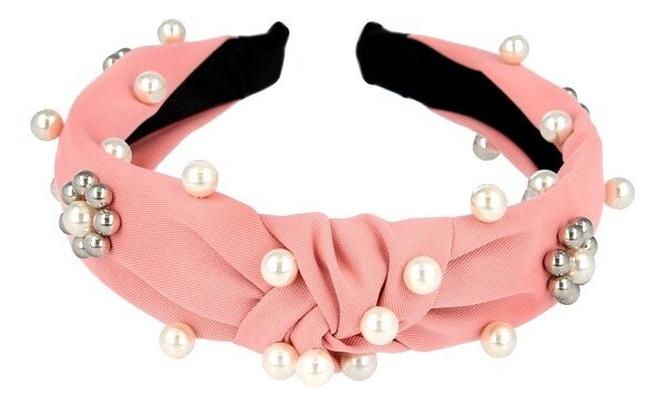 Ecarla, Декоративная повязка для волос с завязкой и жемчугом 02 розовый
Ecarla, Декоративная повязка для волос с завязкой и жемчугом 02 розовый