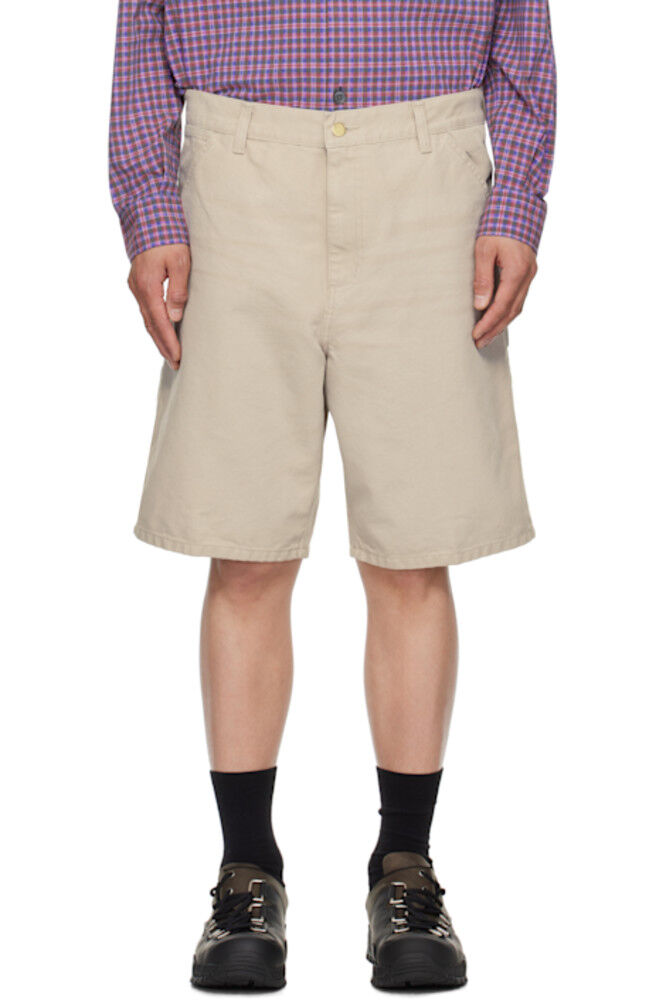 Бежевые шорты до колена Carhartt Work In Progress
Бежевые шорты до колена Carhartt Work In Progress