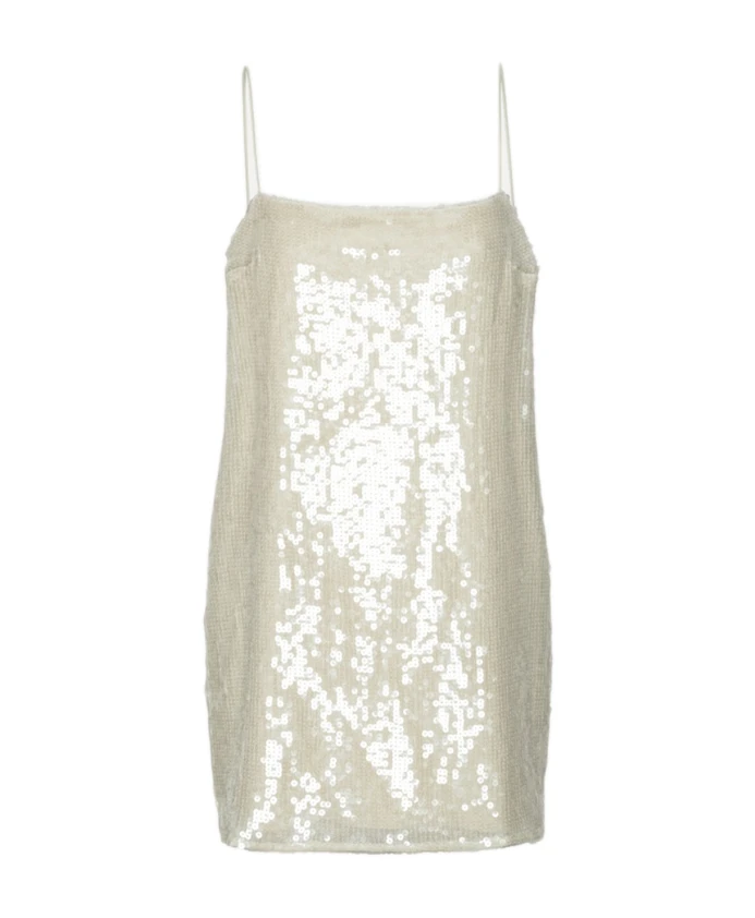 Мини-Платье с пайетками белое Rotate Birger Christensen, белый
Мини-Платье с пайетками белое Rotate Birger Christensen, белый