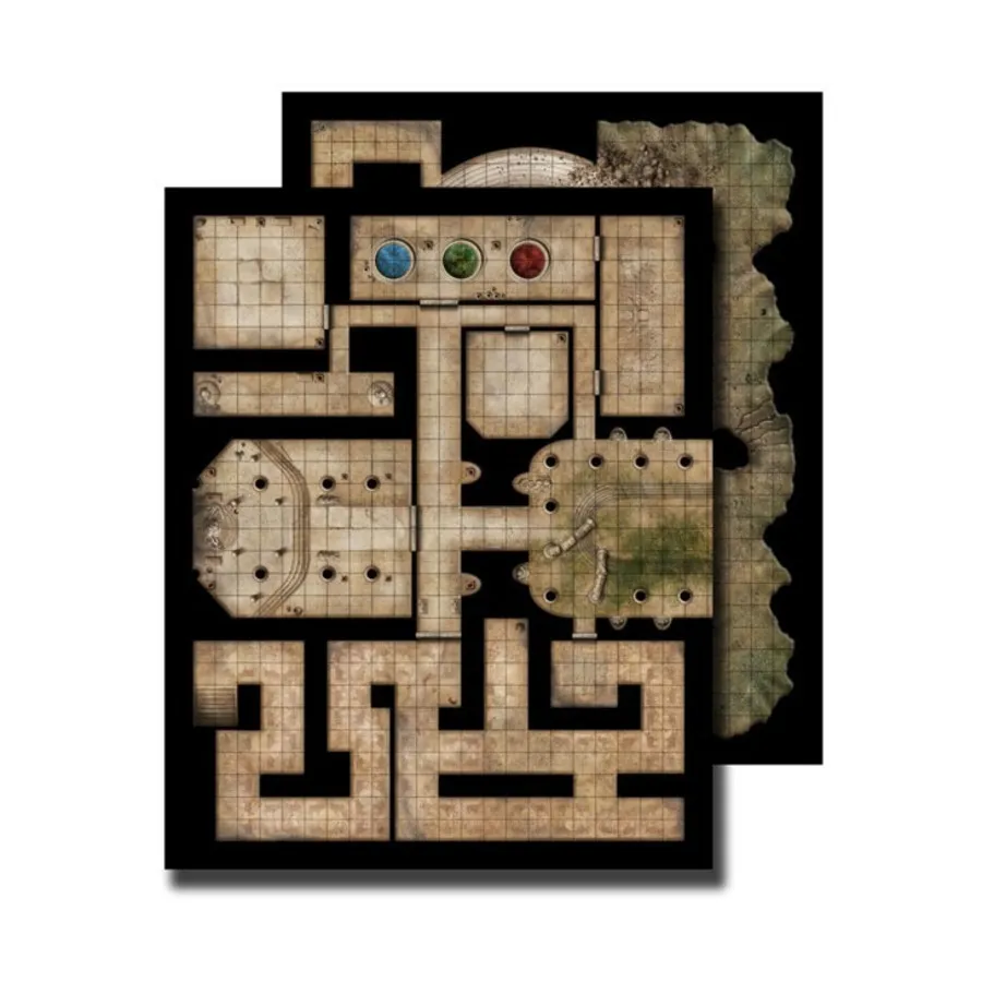 Флип-мат - Древнее подземелье, GameMastery - Flip-Mats - Crypts, Dungeons & Underground Locales
Флип-мат - Древнее подземелье, GameMastery - Flip-Mats - Crypts, Dungeons & Underground Locales