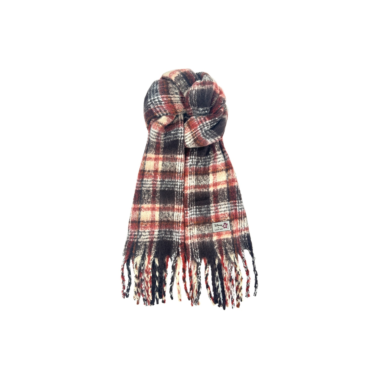 Disney Полиэстеровый вязаный шарф унисекс, Red Brown Plaid
Disney Полиэстеровый вязаный шарф унисекс, Red Brown Plaid