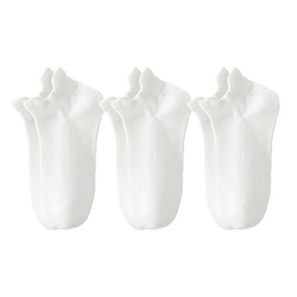Набор из 3 пар женских носков с низкой посадкой и пяточной вставкой, антибактериальный хлопок Anna-Kaci, White
Набор из 3 пар женских носков с низкой посадкой и пяточной вставкой, антибактериальный хлопок Anna-Kaci, White