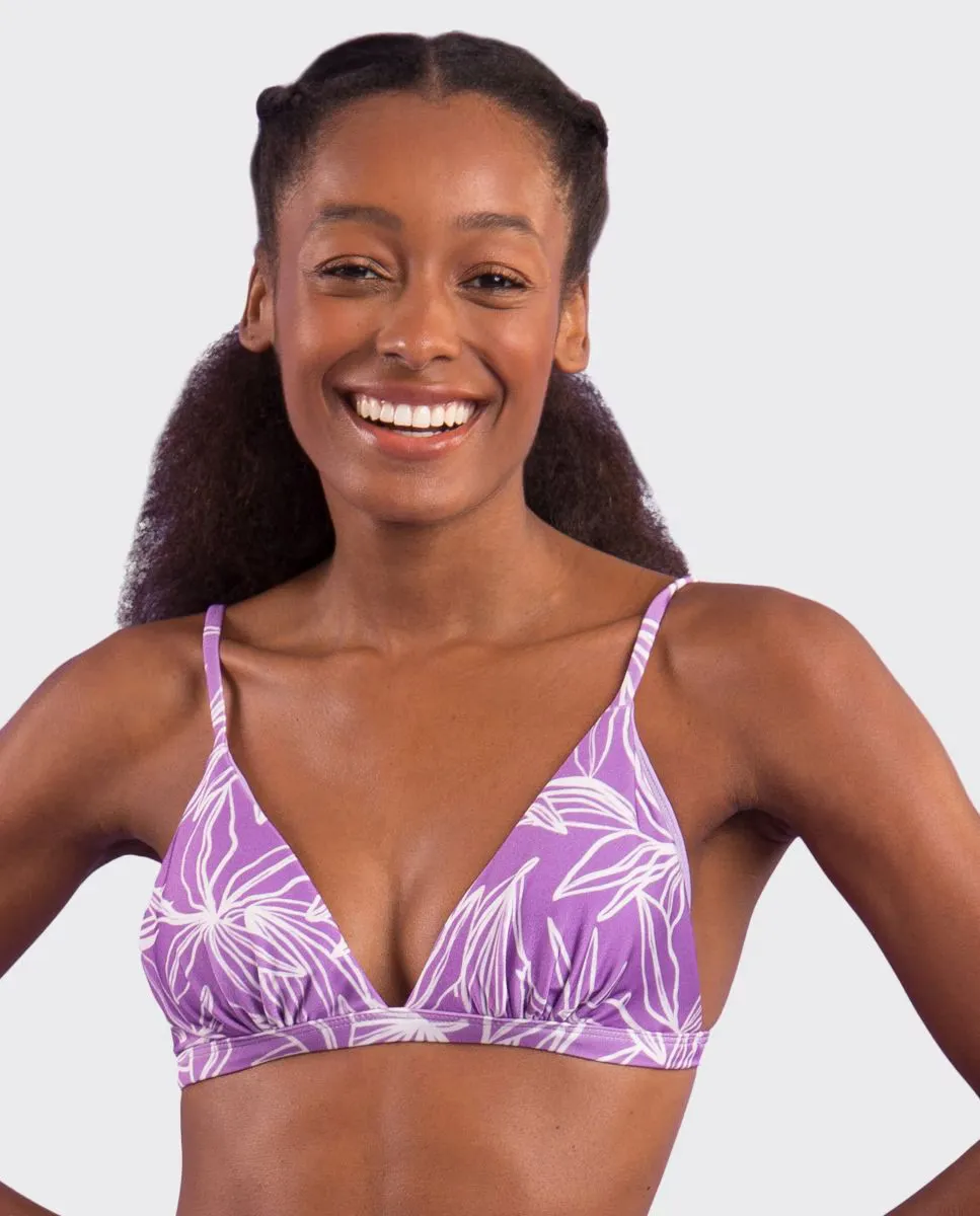 Утепленный лиф бикини с треугольными чашками и принтом Río de Sol, фиолетовый
Утепленный лиф бикини с треугольными чашками и принтом Río de Sol, фиолетовый