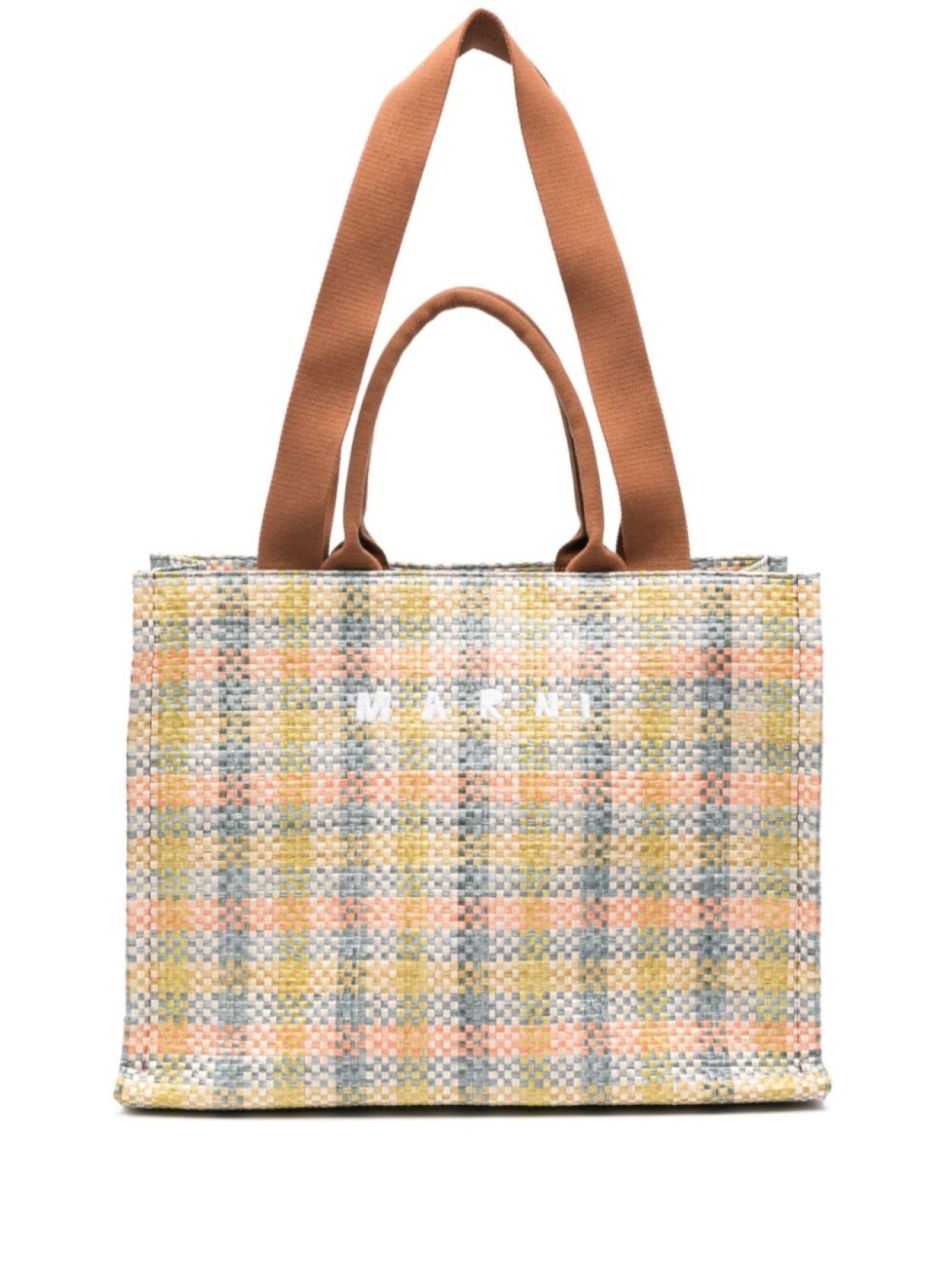 Marni сумка-тоут из рафии, коричневый
Marni сумка-тоут из рафии, коричневый