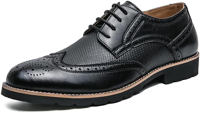 Мужские туфли-оксфорды с перфорацией ручной работы, коричневые кожаные броги, классические деловые туфли для мужчин Senlongbao
Мужские туфли-оксфорды с перфорацией ручной работы, коричневые кожаные броги, классические деловые туфли для мужчин Senlongbao